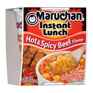 Maruchan Hot & Spicy Beef Flavor Instant Lunch Ramen Noodles 64g