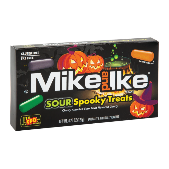 Mike & Ike Halloween Sour Spooky Treats Theatre Box 120g