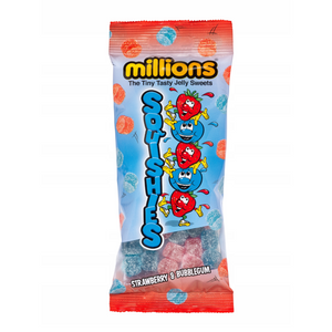 Millions Squishies Strawberry & Bubblegum 150g