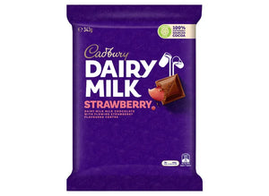 Cadbury Dairy Milk Strawberry Family Bar 343g