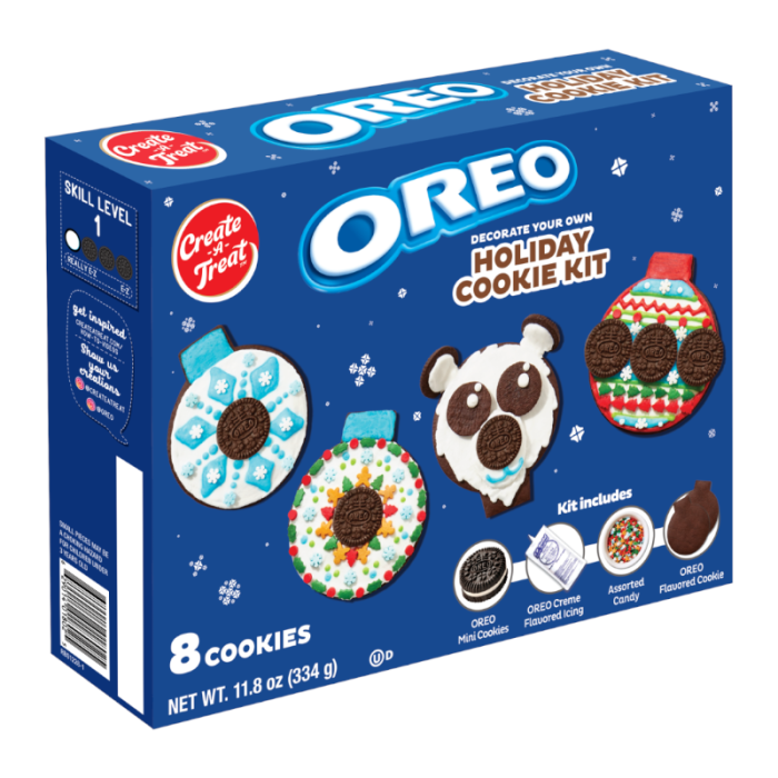 Oreo Decorate Your Own Holiday Cookie Kit 334g