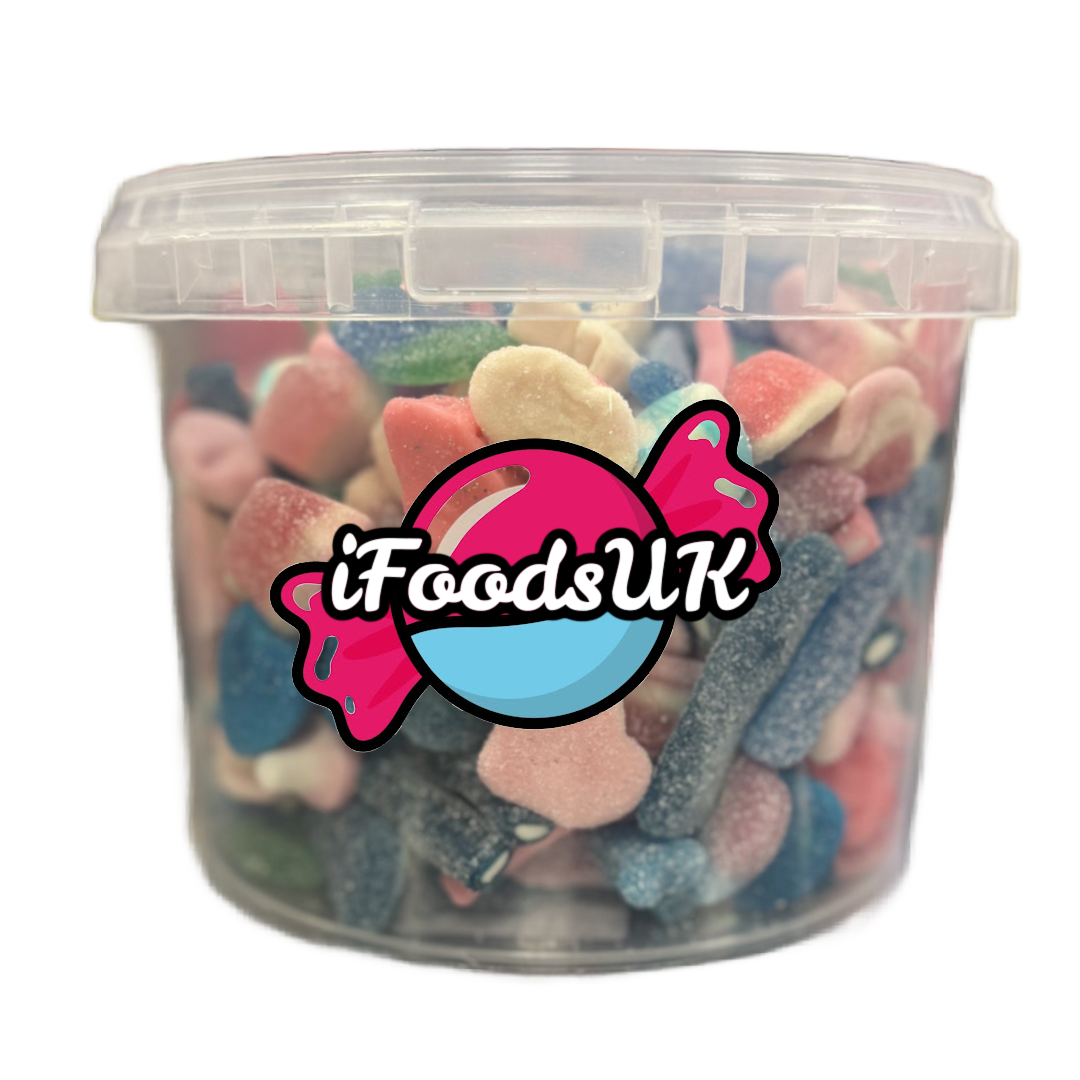 Pink & Blue Sweets Bucket 1.5kg