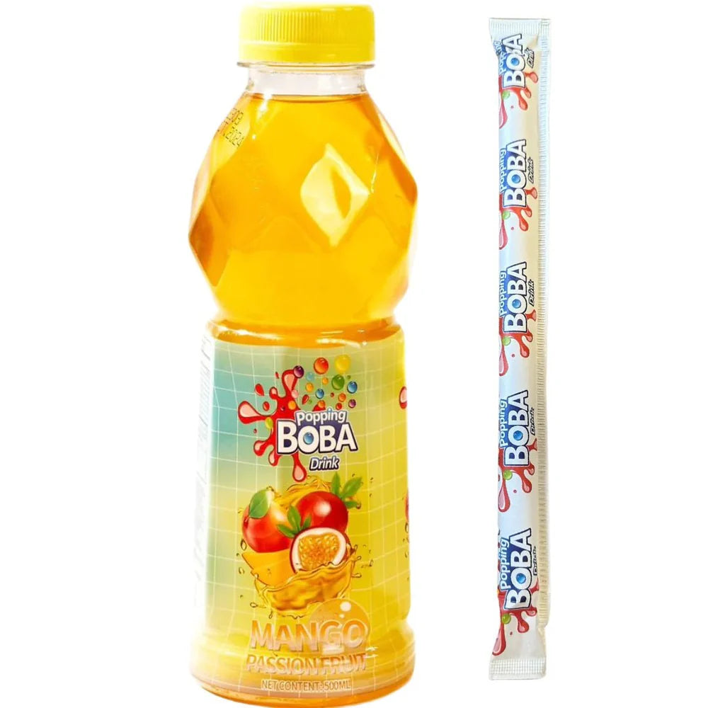 Popping Boba Drink Mango Passionfruit 500ml