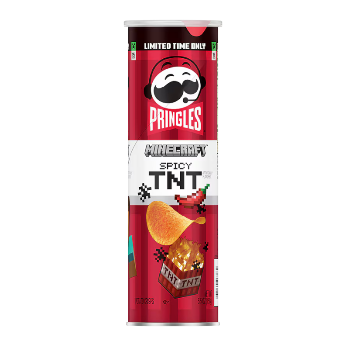 Pringles Limited Edition Minecraft Spicy TNT 158g