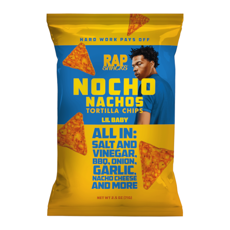 Rap Snacks Lil Baby All In Nocho Nachos 71g - Best Before 13th December 2024