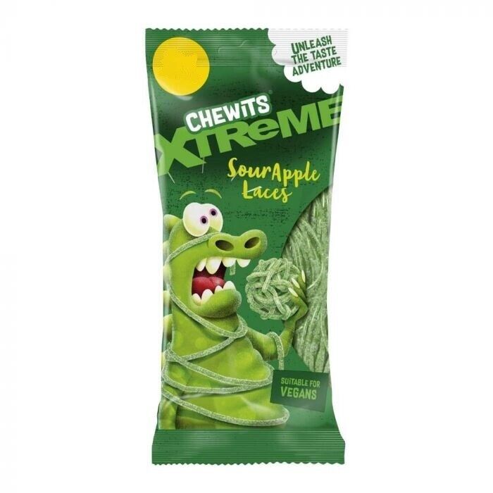 Chewits Xtreme Sour Apple Lace 200g