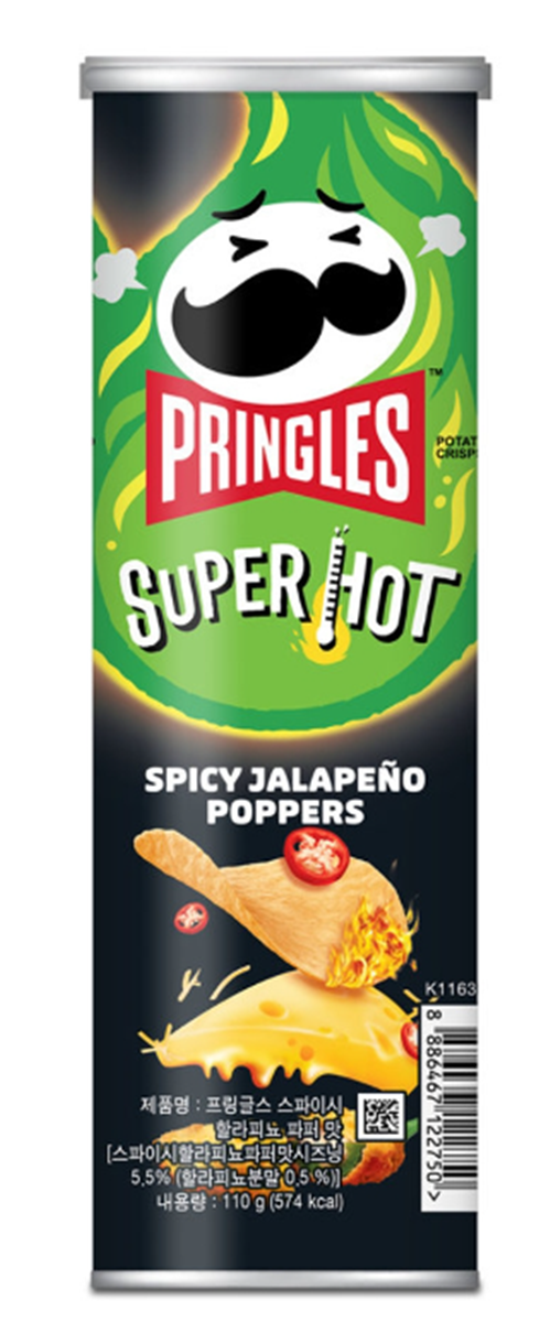 Pringles Spicy Jalapeno Poppers 110g - Best Before 6th December 2023