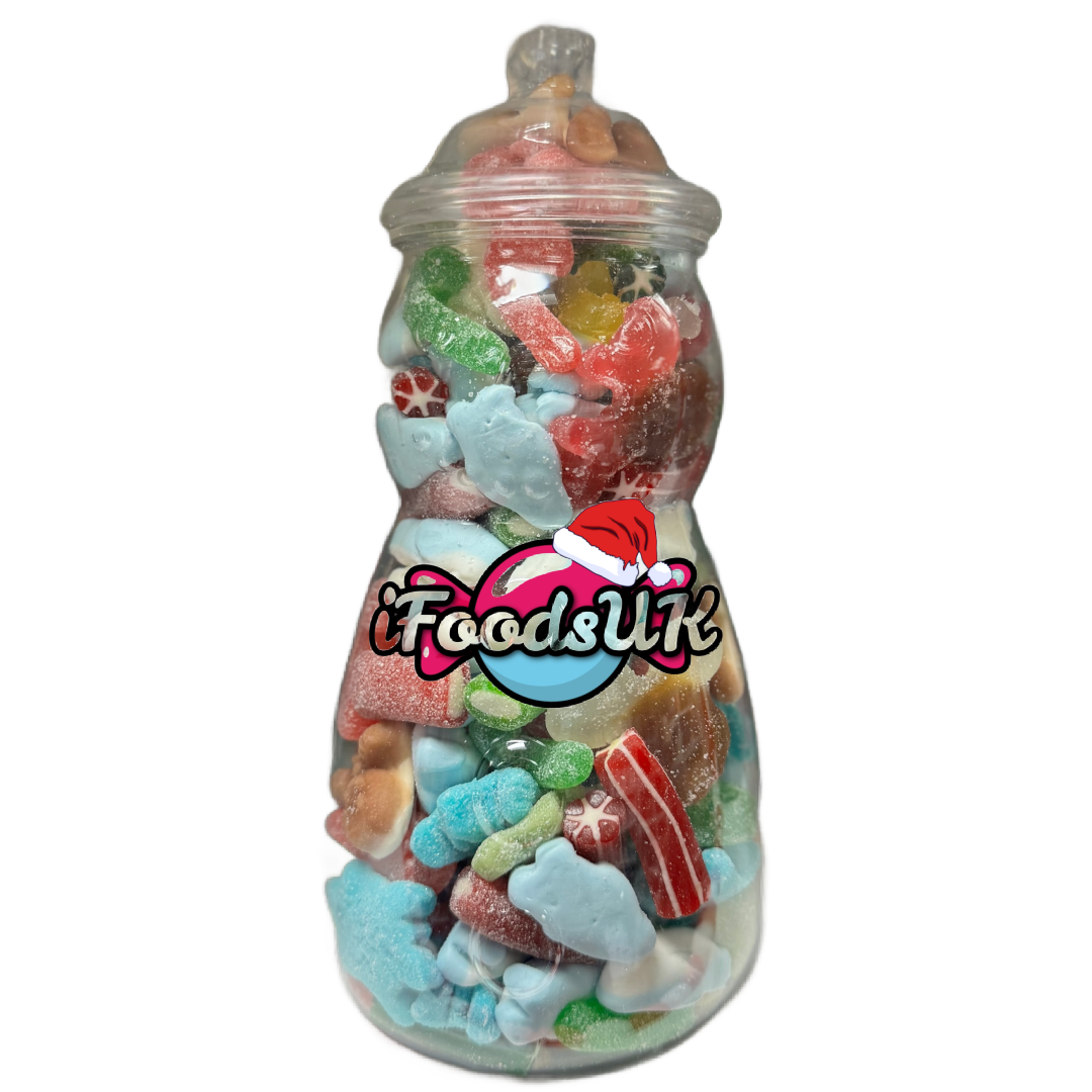 Christmas Pick N' Mix Sweets Snowman Jar