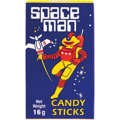 Space Man Candy Sticks 16g