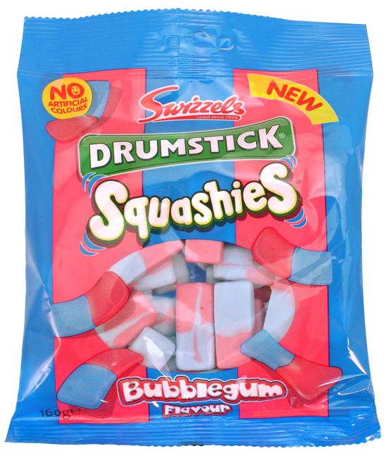 Swizzels Drumstick Squashies Bubblegum 131g