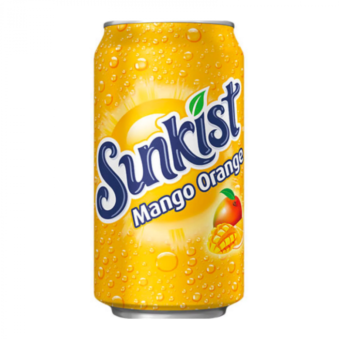 Sunkist Mango Orange 355ml - Best Before 28th October 2024