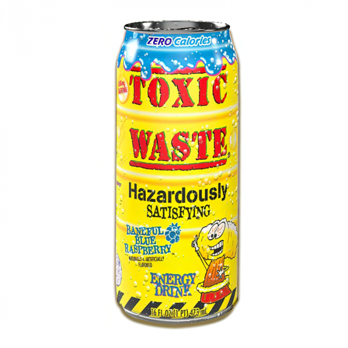 Toxic Waste Baneful Blue Raspberry Energy Drink 473ml