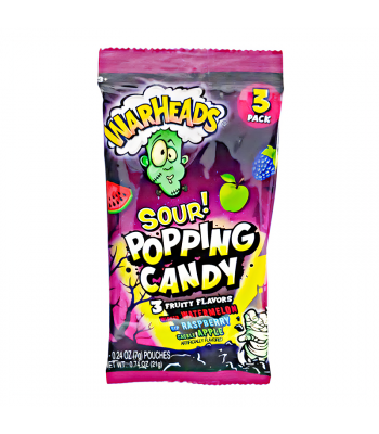 Warheads Sour Spooky Popping Candy 21g
