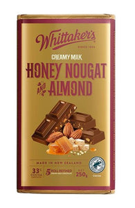 Whittakers Creamy Milk Honey Nougat and Almond 250g