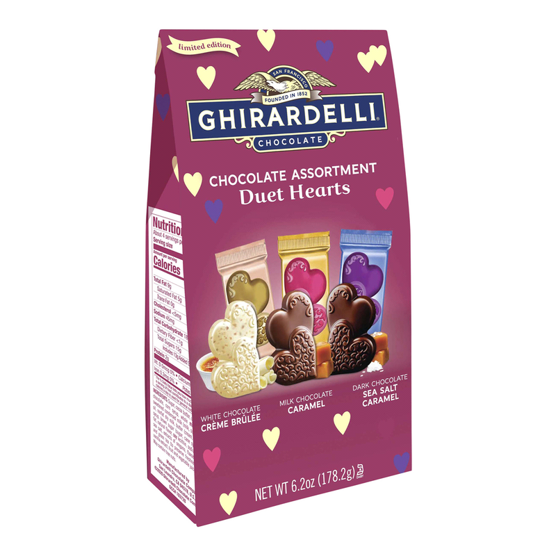 Ghirardelli Chocolate Assortment Duet Hearts 117g