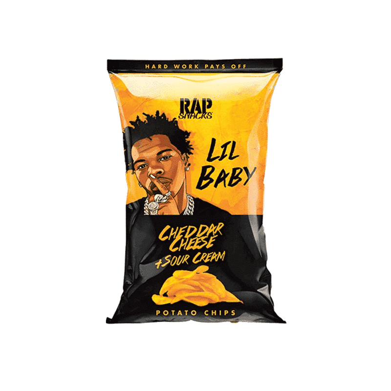 Rap Snacks Lil Baby Cheddar Cheese & Sour Cream 71g