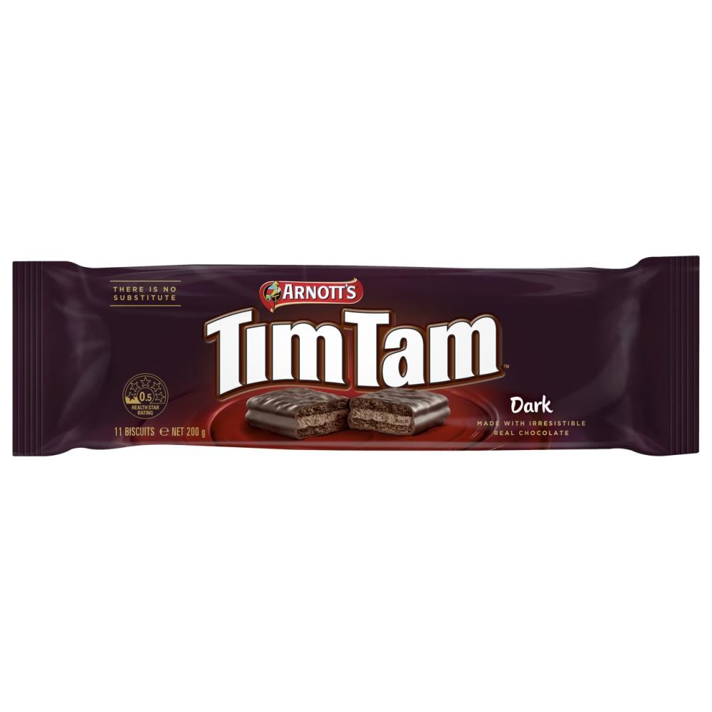 Arnott's Tim Tam Dark Chocolate 200g - Best Before 4th April 2024