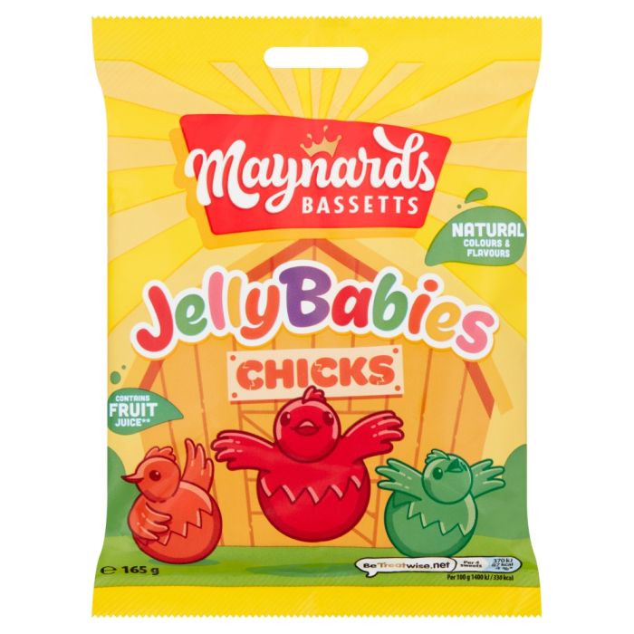 Maynards Bassetts Jelly Babies Chicks Bag 165g
