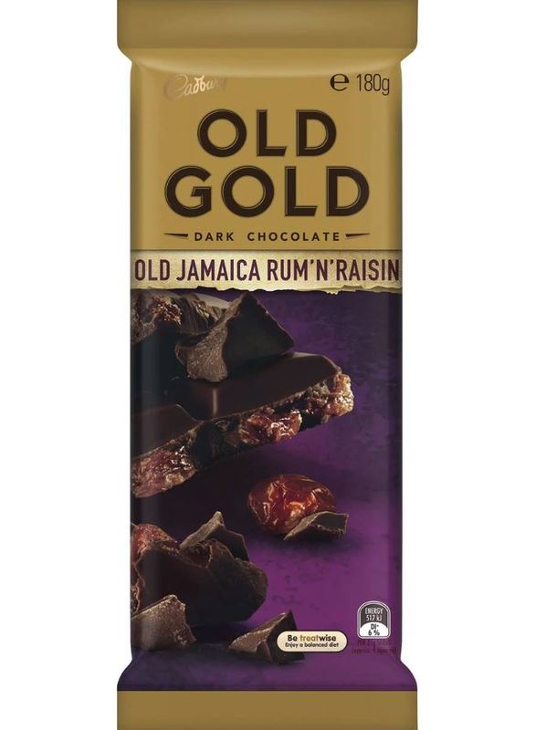 Cadbury Old Gold Rum & Raisin 180g