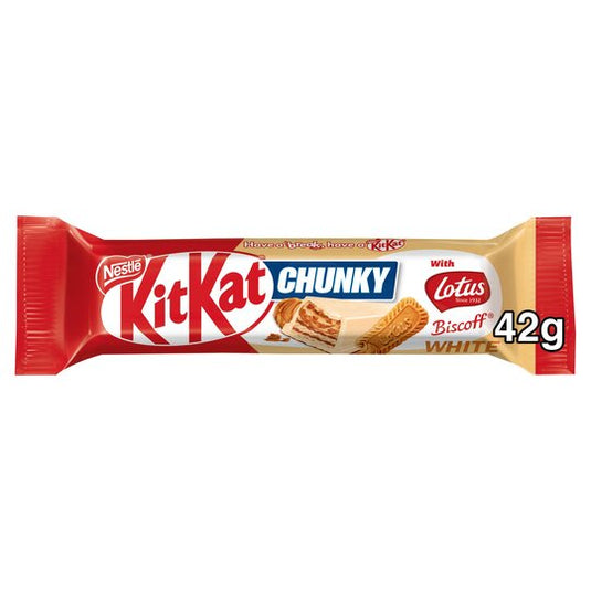 Image Kit Kat Chunky White Lotus Biscoff 40g