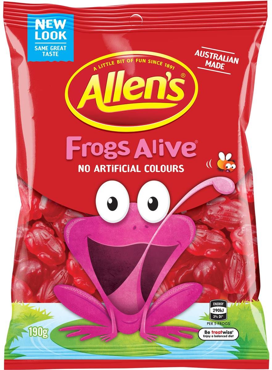 Allen's Frogs Alive 190g