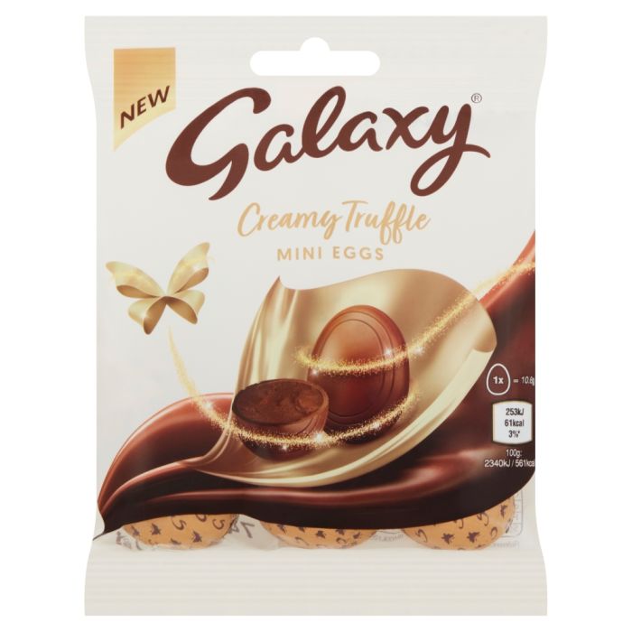 Galaxy Truffles Milk Chocolate Easter Mini Eggs Bag 74g