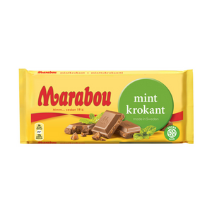Marabou Mintkrokant Chocolate Mint Crisp 200g