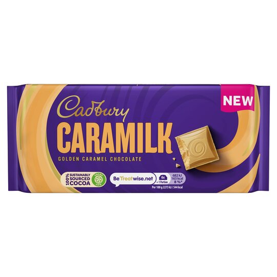 Cadbury Caramilk Golden Caramel Chocolate 90g
