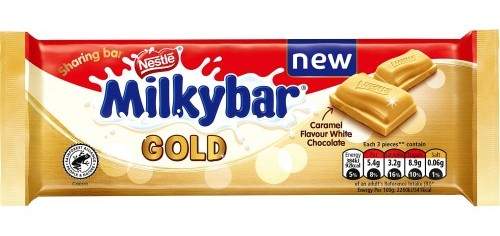 Milkybar Gold Caramel Flavour White Chocolate 85g
