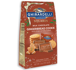 Ghirardelli Milk Chocolate Gingerbread Cookie Squares 138g