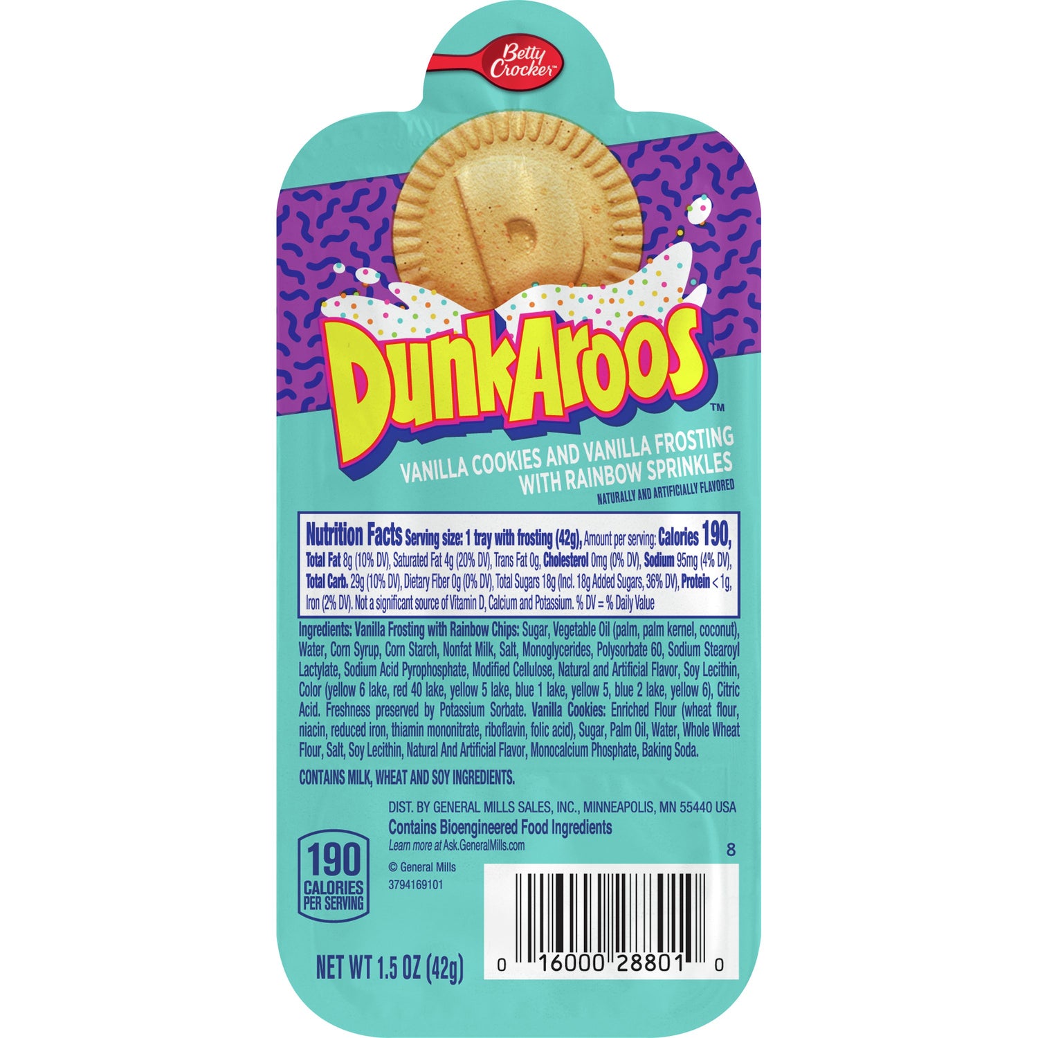 Betty Crocker Dunkaroos Vanilla 28g