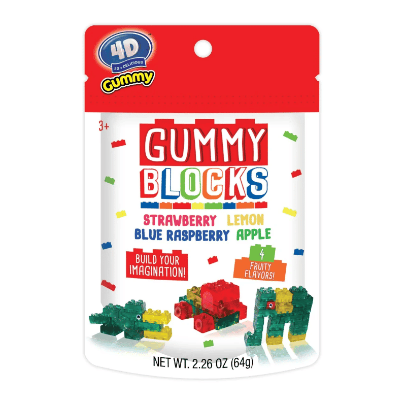 Amos 4d Gummy Blocks 64g