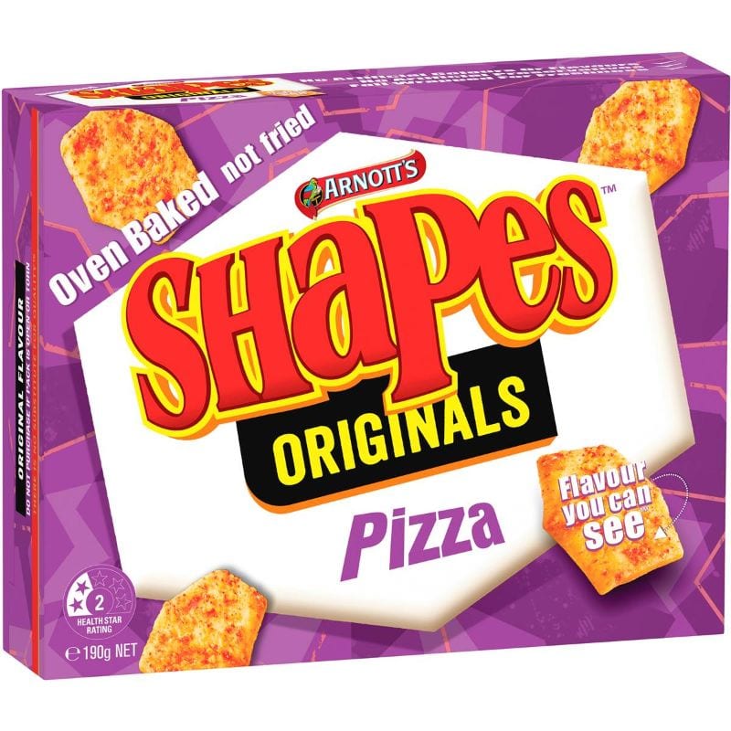 Arnott's Shapes Pizza Original Flavour 190g