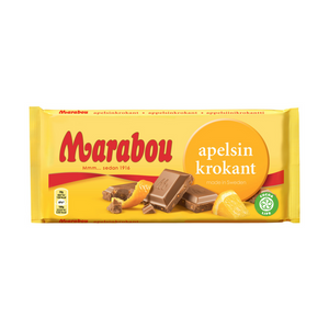 Marabou Apelsinkrokant – Milk Chocolate With Orange Crisp 200g