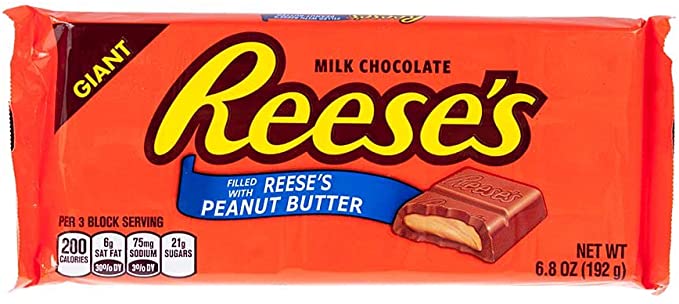 Reese’s Peanut Butter Cup Giant Bar 208g
