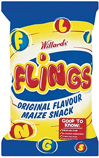 Willards Flings Original Flavour Maize Snack 150g