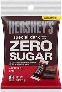 Hershey's Zero Sugar Mini Special Dark Chocolate Bar Bag 85g