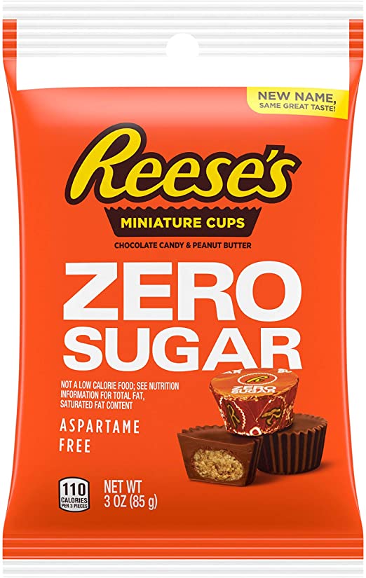 Reese's Peanut Butter Cup Miniatures Zero Sugar 85g