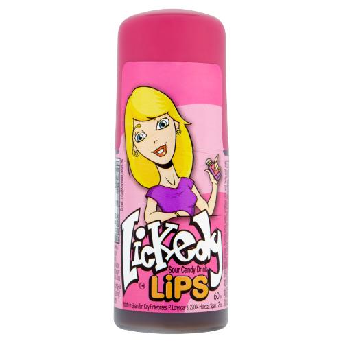 Lickedy Lips Red Sour Liquid Candy 60ml
