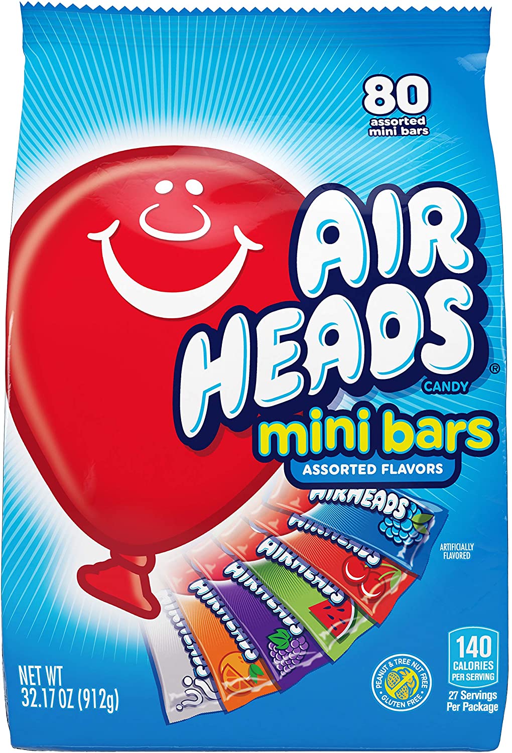 Airheads Mini Bars Bag 912g