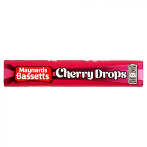 Maynards Bassetts Cherry Drops Sweets Roll 45g