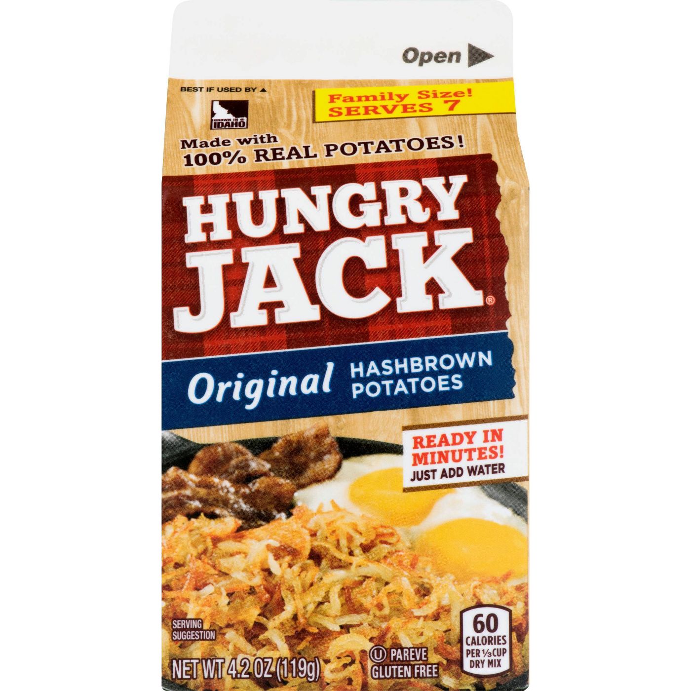 Hungry Jack Premium Hashbrown Potatoes 119g