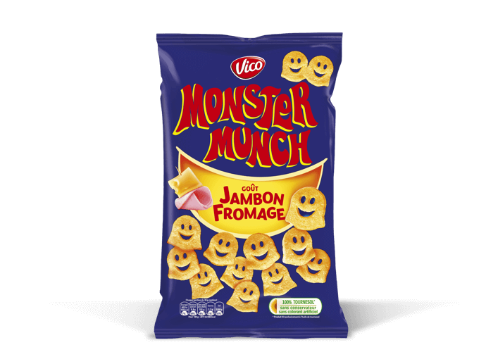 Vico Monster Munch Ham and Cheese 85g