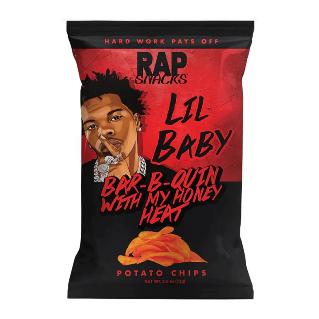 Rap Snacks Lil Baby Bar-B-Quin with my Honey Heat 71g – International ...