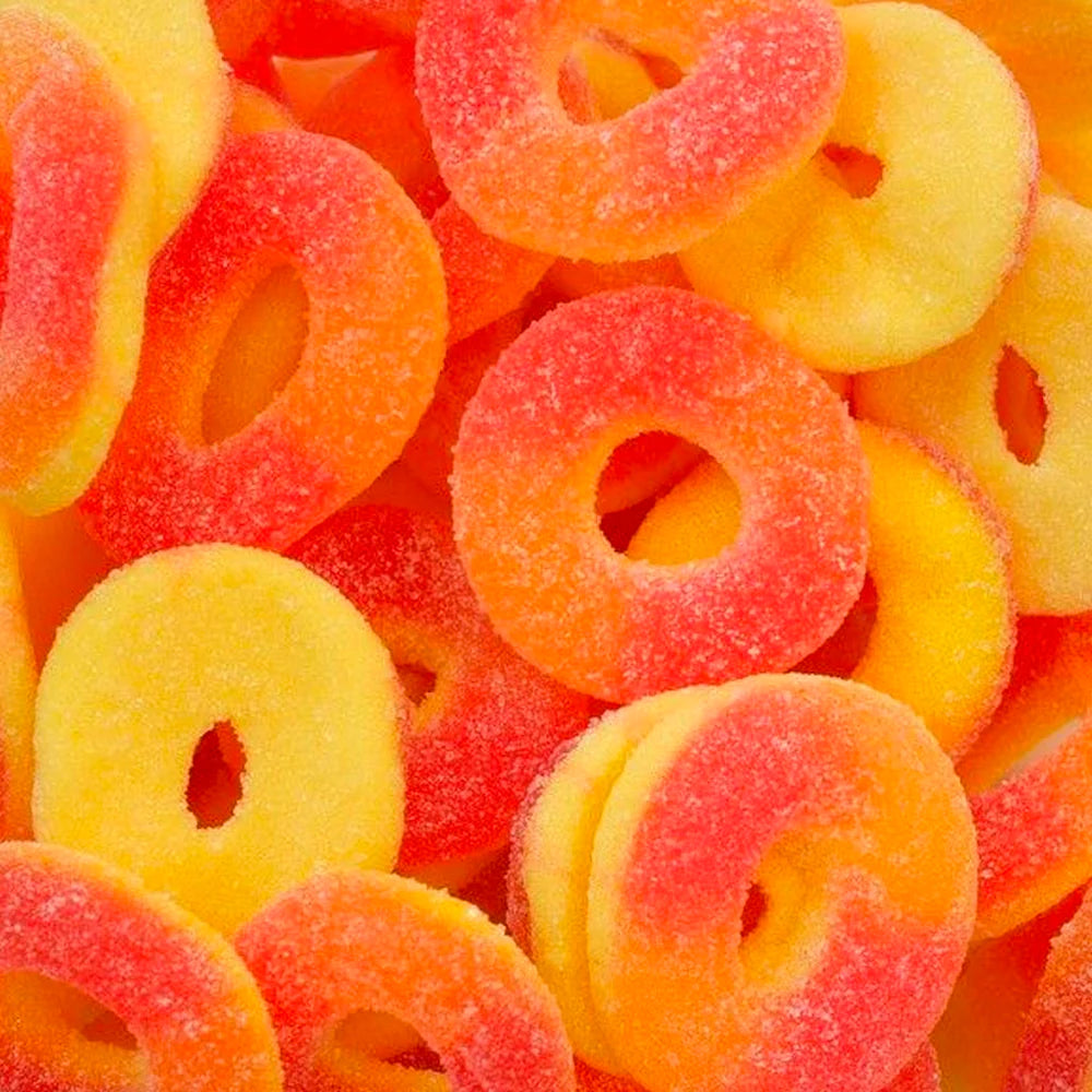 Gummy Mini Peach Rings 250g