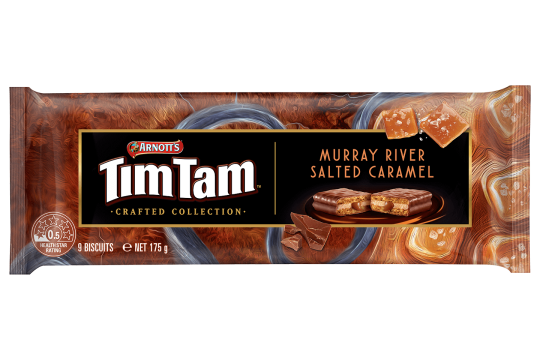 Arnott's Tim Tam Crafted Collection Murray River Salted Caramel 175g