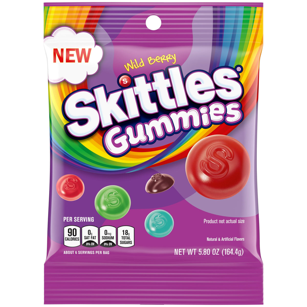 Skittles Wild Berry Gummies 164g