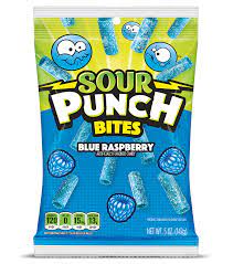 Sour Punch Blue Raspberry Bites 141g