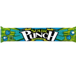 Sour Punch Blue Raspberry Straws 56g