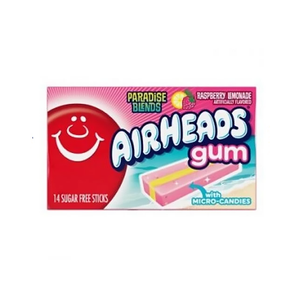 Airheads Gum Paradise Blends Raspberry Lemonade 14 Sticks
